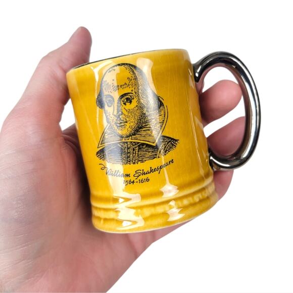 Vintage Britannia Shakespeare Mini Espresso Coffee Java Mug - Picture 3 of 5
